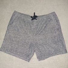 Gap Men's Linen Cotton Blend Flat Front Chino Shorts Blue Size: XXL