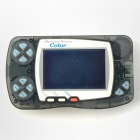 BANDAI Wonderswan Color Crystal Blask Console WSC-001 From Japan As Is 8597 UT
