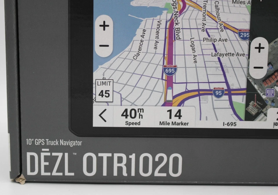 Garmin Dezl OTR1020 10" GPS Camión (010-02926-00) Negro - NUEVO Foto 2 de 4