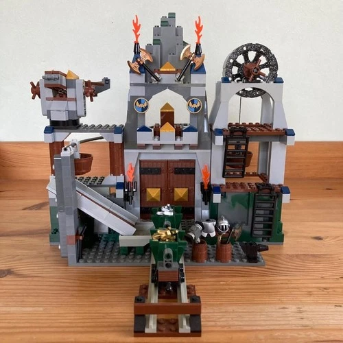 LEGO Castle 7036 Dwarves' Mine 2007 Fantasy Era 575pcs 7 Minifigs Clean Parts