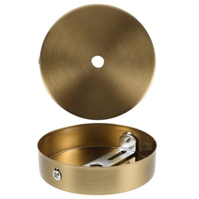 2 Sets Metal Plate Base for Ceiling Lamp - Vintage Chandelier Canopy Kit