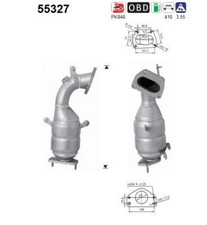 Katalysator für ALFA ROMEO FIAT LANCIA ABARTH GIULIETTA Kasten/Schrägheck