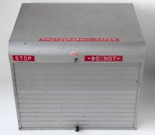 Tested 11x14" Brumberger  Metal 5 Shelfs Darkroom Photographic Paper & Film Safe