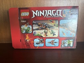 LEGO NINJAGO: Sky Shark (70601) - 85-90% complete w/ box - no minifgs/manual