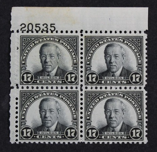 CKStamps: US Stamps Collection Scott#697 Block Mint OG Selvage LH