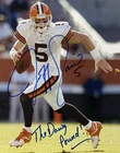 JEFF GARCIA SIGNED CLEVELAND BROWNS 8x10 with COA - THE DAWG POUND inscription