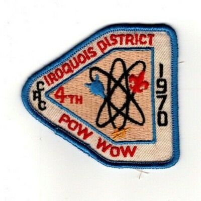 BSA Chicago Area Council	Illinois, Iroquois District 4th Pow Wow 1970 Patch
