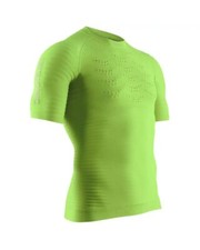 - X-Bionic Effektor 4.0 Run Maglia Maniche Corte Uomo, Effektor Green/Arctic Whi
