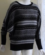 Vintage Issey Miyake M Batwing Knit Oversized Plush Art Knit Sweater 80s 90s