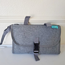 Kopi Baby Portable Diaper Changing Pad Carrying Case, Gray, Water Resistant VG