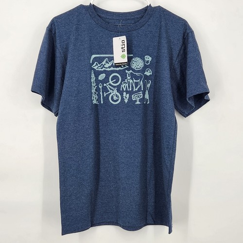 Stio Kid's XL NEW "Local Field Guide" Graphic Tee T-Shirt Short Sleeve