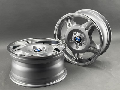 4 BMW Style24 M E36 3,2 M3 FELGEN 7,5 8,5x17 zoll M-doublesp 