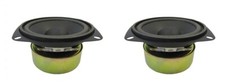 4" Woofer Speakers 4ohm Shielded Replacement Pin cushion frame 4inch pair NEW 2