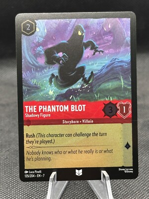 The Phantom Blot - Shadowy Figure 135/204 Archazia's Island Cold Foil