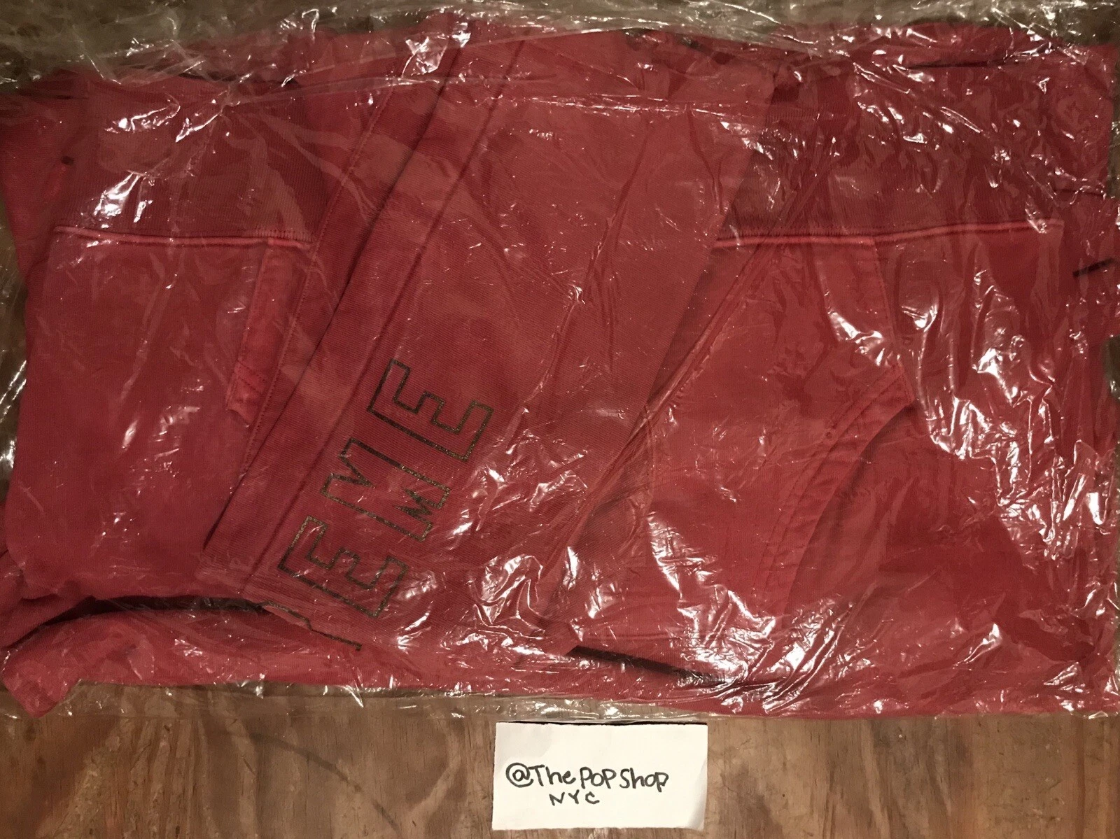Sweat à capuche surteint Supreme SS16 taille moyenne rouge brique neuf Og Supreme