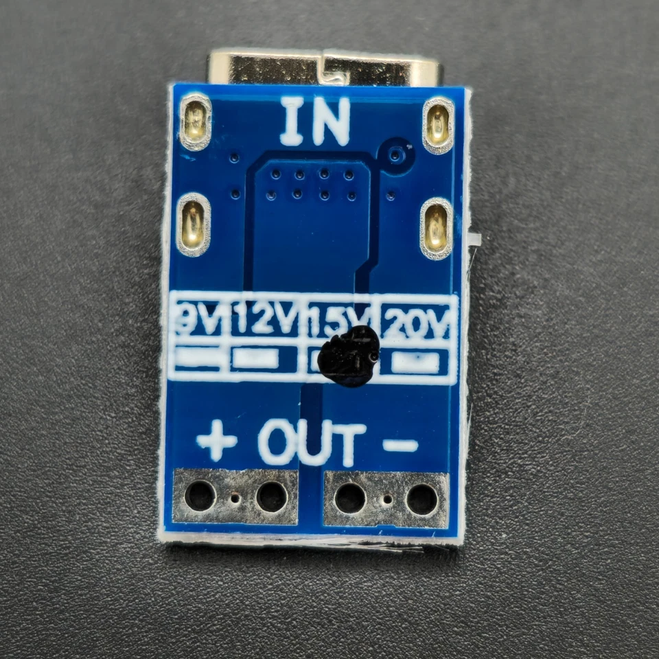 USB C PD Trigger Modul IP2721 Stromversorgung 9V 12V 15V 20V Arduino Board DIY - Bild 3 von 3