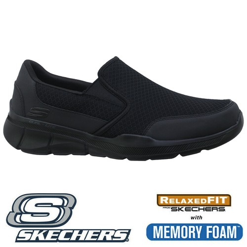 mens skechers no laces