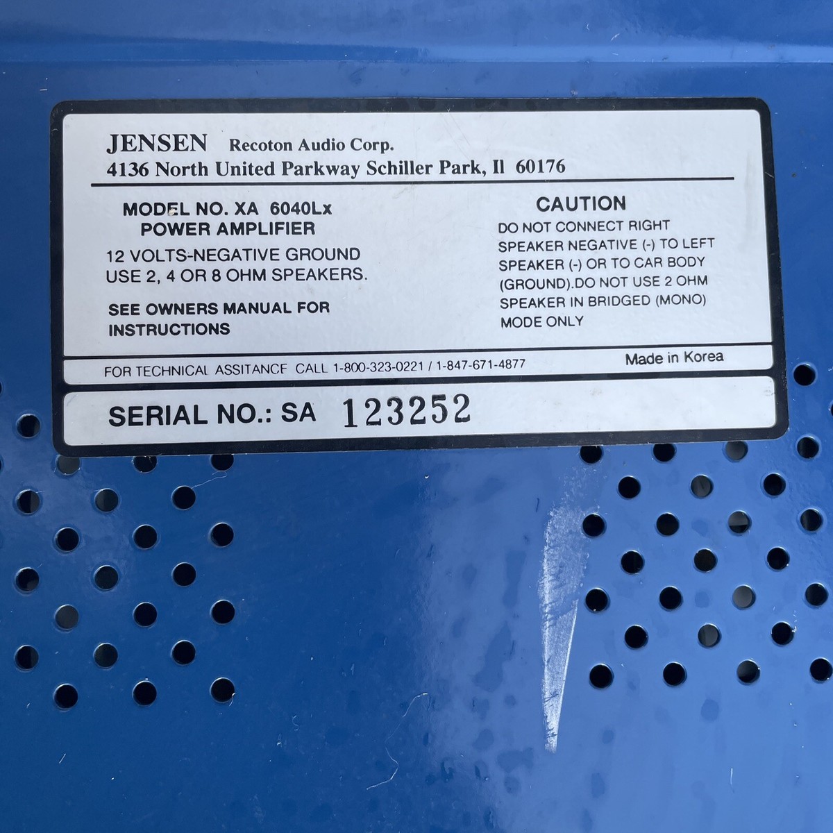 saページ Jensen XA6040Lx 600 Watt | eBay