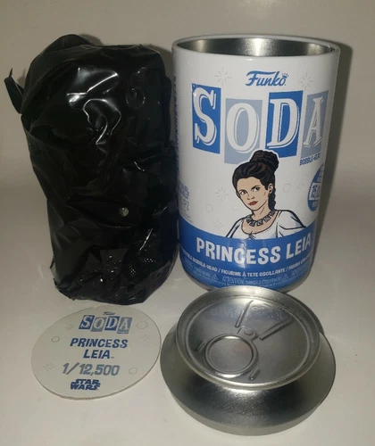 Funko Soda PRINCESS LEIA Vinyl Figure Star Wars Limited Edition In Sealed Bag ^