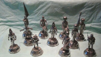 SET OF 11 CHARLES STADDEN FINALY CAST PEWTER MILITARY FIGURES,VERIOUS REGIMENTS | eBay