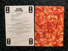 Swap Playing Card   BACON RECIPES    Bacon Popovers