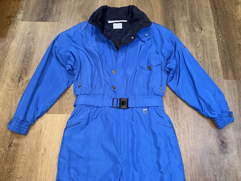 Bogner Ski Suit Snowsuit One Piece Snow Bib Vintage 70s 80s Apres 50 Mens Medium - Image 4 of 4