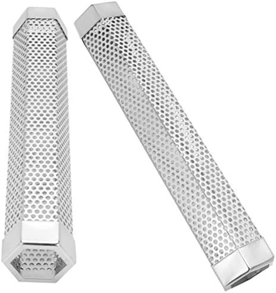 Tubo per affumicatori a pellet, tubo per pellet per barbecue in acciaio inossida