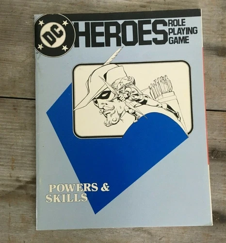 DC Heroes Role Playing Game Powers and Skills softcover paperback book