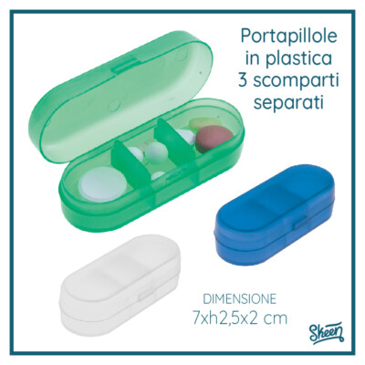 Portapillole Portachiavi - Set 7 Pezzi In Alluminio Con Moschettoni, Mini Contenitori Impermeabili - Foto 12