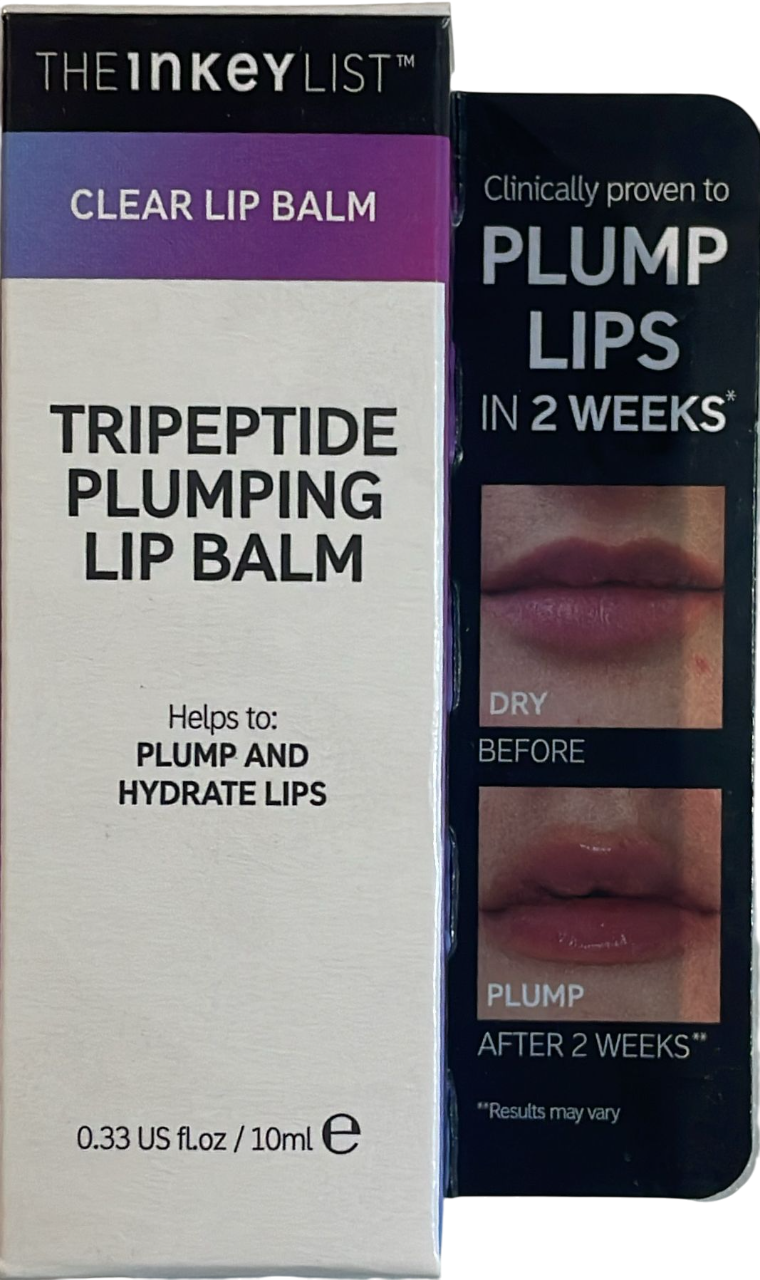 The INKEY List Tripeptide Plumping Lip Balm 10ml | Non-Tingling 6% Tripeptide Complex and Hyaluronic Filling Spheres Hydrate, Smooth and Visibly Enhance Lip Volume - Image 2