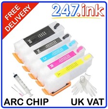 33XL Refillable ARC Cartridges For Epson XP530 XP540 XP630 (LOT) non-oem