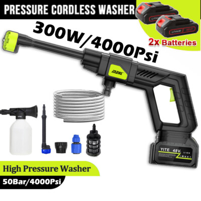 #ad #ad Maquina de lavado a presion con pistola despuma para auto lavar agua 4000 PSI $78.98