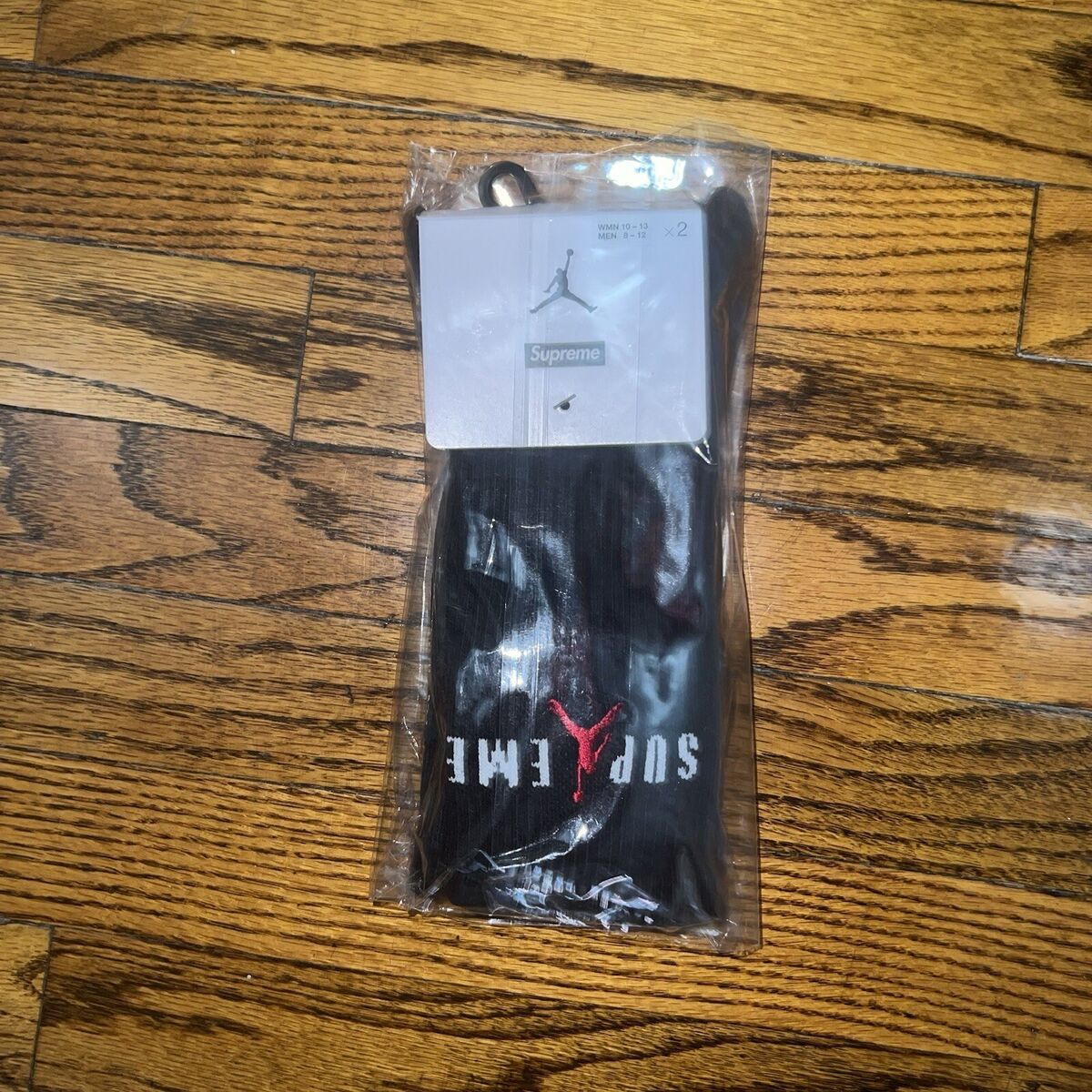 Supreme Jordan Crew Socks 2 pack Black Size: Large | eBay Supreme Jordan Crew Socks 2 pack Black Size: Large | eBay