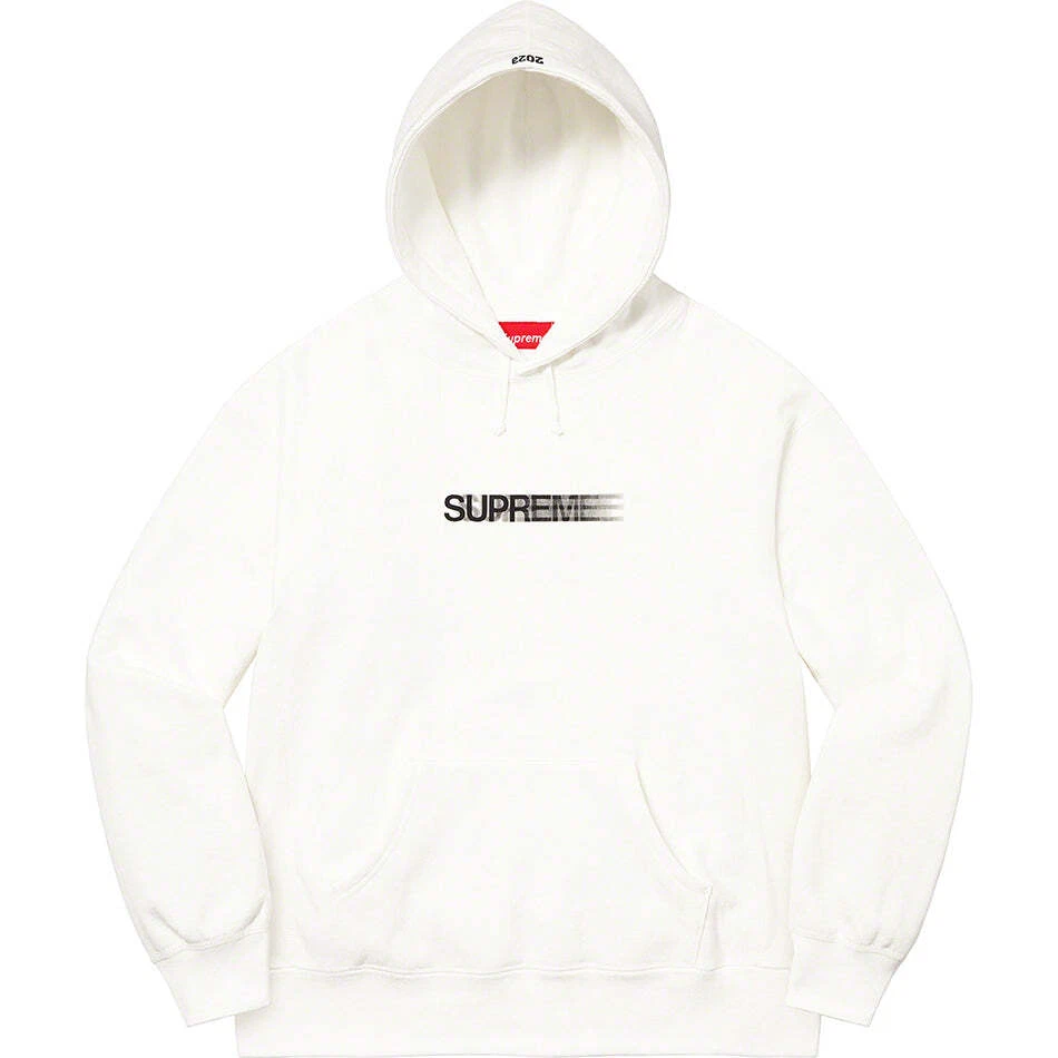 Sweat shirt à capuche logo Supreme Motion SS23 (SS23SW45) hommes tailles S M