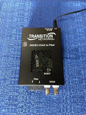 Transition Networks Ds3e3 Coax To Fiber Media Converter Scscf3013 110 