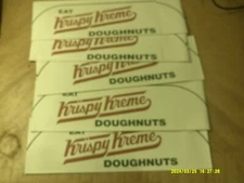 8-NEW Krispy Kreme Doughnuts Paper Hats• Party favors • Costume • Doughnut Party