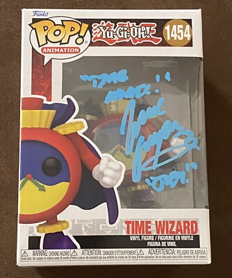 Yu-Gi-Oh! TIME WIZARD FUNKO HANDSIGNIERT VON WAYNE GRAYSON - BESCHRIFTET SIGNED