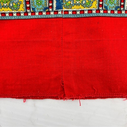 VESTIDO MAXI VINTAGE AÑOS 70 LANZ de Salzburgo hecho a mano boho algodón - Imagen 8 de 8