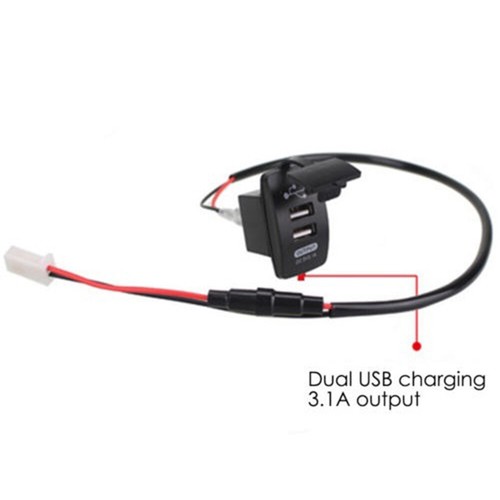 Adaptateur Prise Secteur Chargeur Double USB Étanche Voiture Moto Universel - Photo 9 sur 10