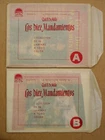 The TEN COMMANDMENTS 1959 ORIGINAL LOBBY CARD SETS 2 x12 A&B Beautiful condition