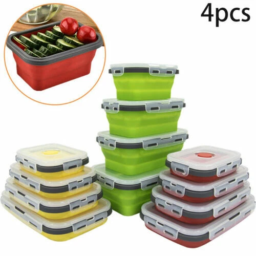 Faltbare Tupperware aus Silikon