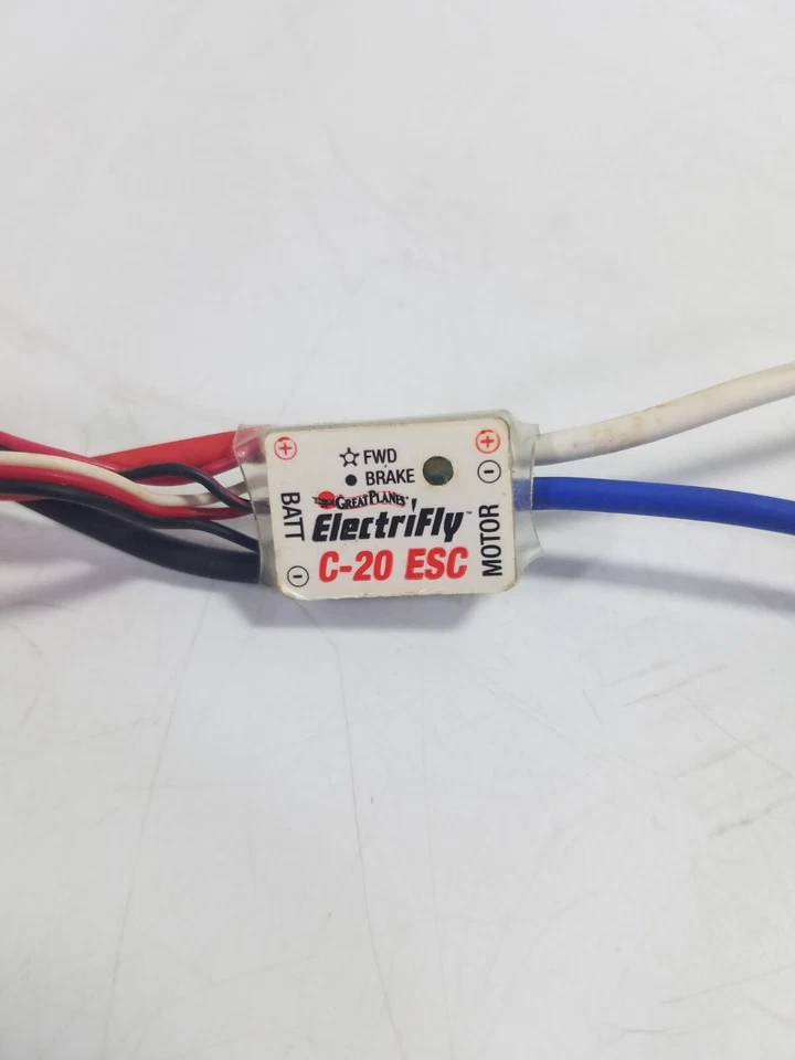 ElectriFly C-20 ESC Mini High Frequency Electronic Speed Control GPMM2020 - Image 2 of 4