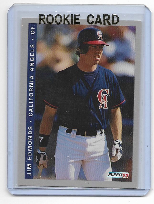 Jim Edmonds 1993 93 Fleer Final Edition Rookie Card #f-181