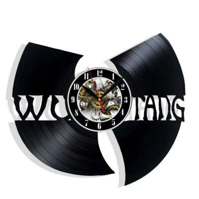 Wu-Tang Clan Vinyl Wall Clock Gift Birthday Holiday Art Home Room Decor