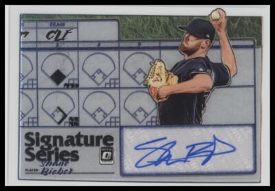 #SS-SB Shane Bieber 2019 Donruss Optic Auto Signature Series