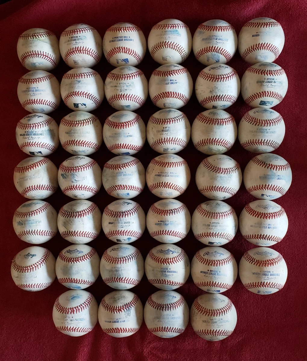 Seau De 24 Balles De Baseball – Pratique Récréative – Couverture Synthétique – NCAA