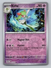 Kirlia 028/091 Uncommon Paldean Fates Pokemon Reverse Holo Near Mint