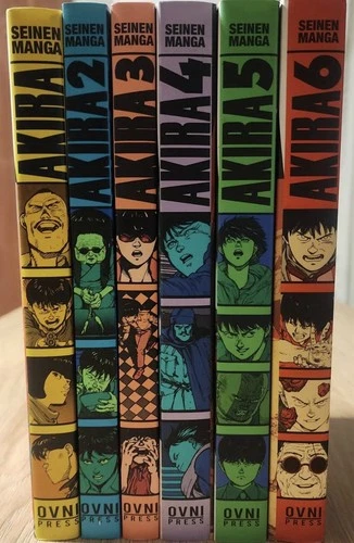 LOT 1-6  AKIRA OVNI PRESS MANGA BOOKS SPANISH Manga en español READ ONCE