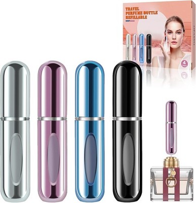 Portable Mini Refillable Perfume Atomizer Bottle, Travel Size Refillable Perfume
