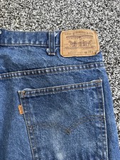 Levi's 517 Jeans Mens 36x29 VTG 80  s Saddleman Orange Tab Boot Cut 20517 0217 US